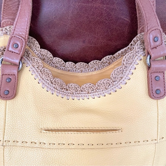 The Sak Genuine Pebbled Leather Hobo Tote / Satchel / Shoulder Bag - Picture 6 of 10